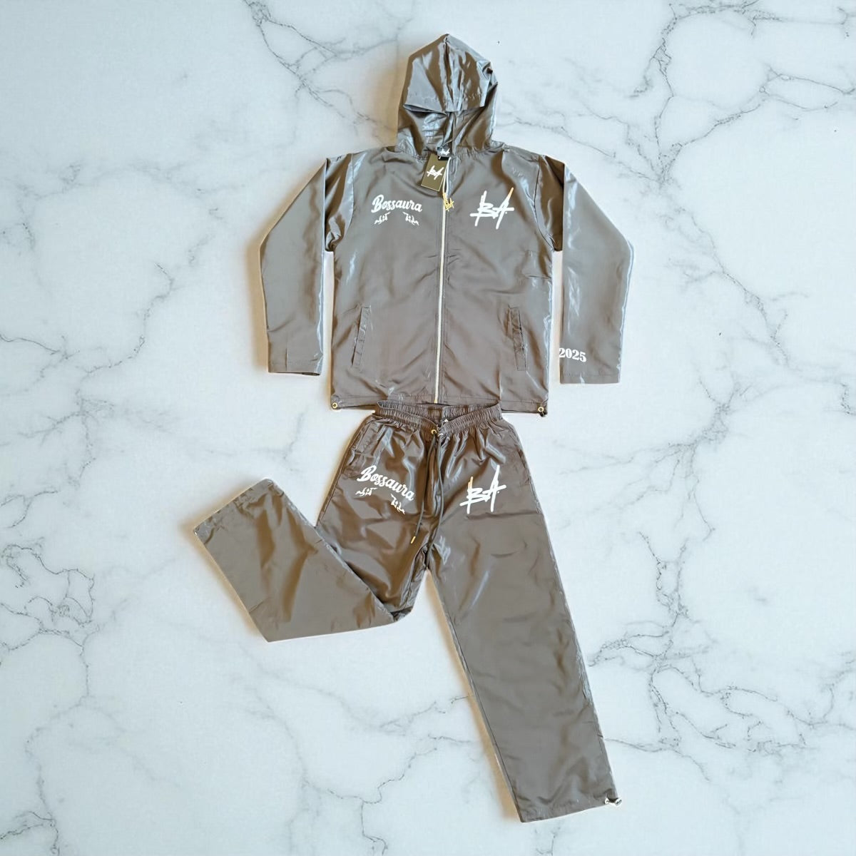 Boss Aura Black Windbreaker Jacket with Pants